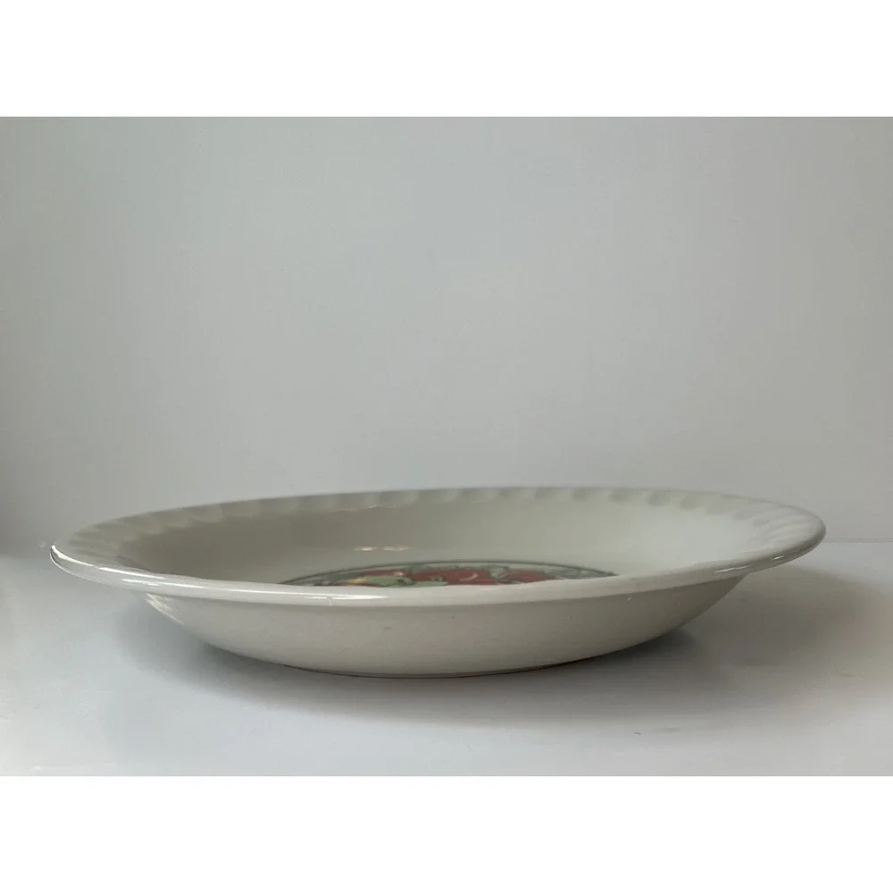 Sunnycraft Sunstone Apple Pie Recipe Ceramic Pie Baker Dish 11011 Scalloped